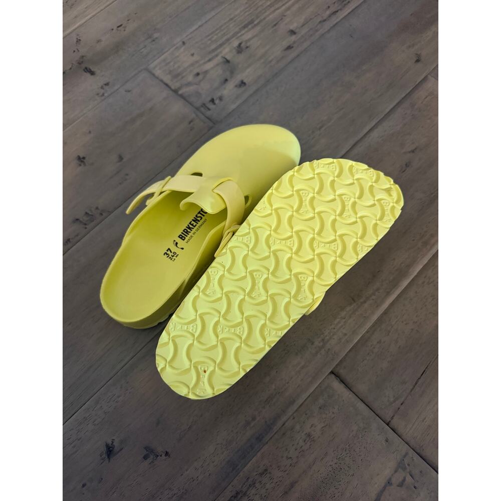 New Birkenstock Boston popcorn yellow clogs 37 - Picture 6 of 9